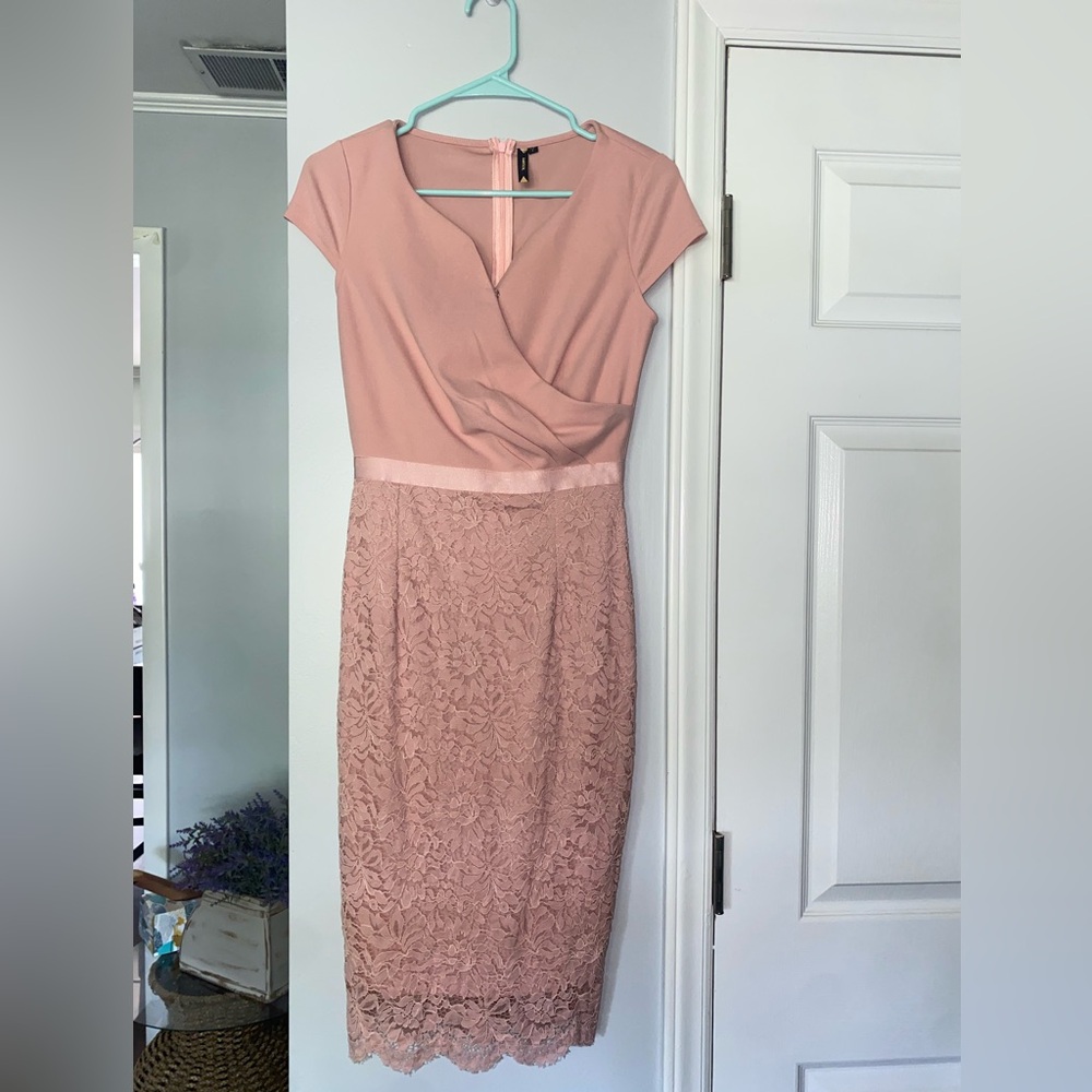 Formal pink miusol dress size S